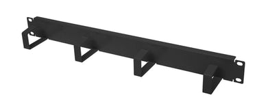 Kabelmanagement metal 19" 1U sort - 1