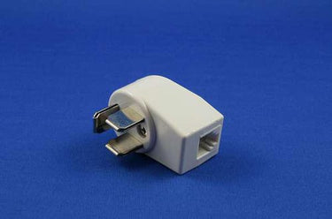 Telefonstikadapter 3P/ RJ11 hvid - 1