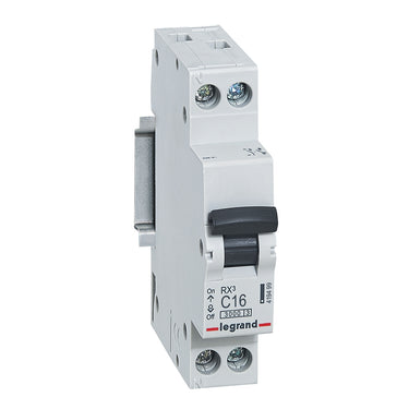 RX³ MCB automatsikring C16 1pol+nul 1M 3000A - 1