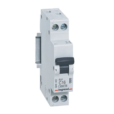 RX³ MCB automatsikring C16 1pol+nul 1M 4500A - 1