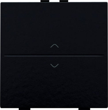 Tangent med pil symboler til 2-tryk Bakelite® piano black coated - 1