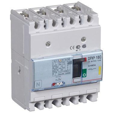 DPX³ 160 maksimalafbryder termo 4pol 80A 16KA - 1