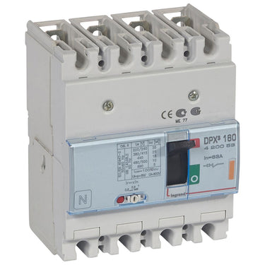DPX³ 160 maksimalafbryder termo 4pol 63A 25KA - 1