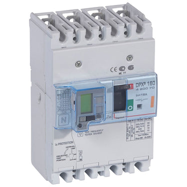 DPX³ 160 maksimalafbryder termo + jordfejl 4pol 16A 25KA - 1
