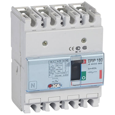 DPX³ 160 maksimalafbryder termo 4pol 40A 36KA - 1