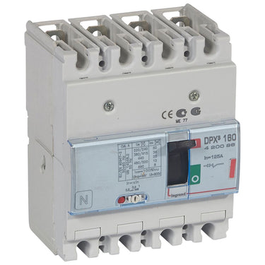 DPX³ 160 maksimalafbryder termo 4pol 125A 36KA - 1