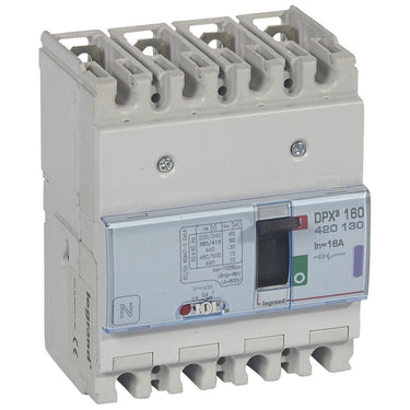 DPX³ 160 maksimalafbryder termo 4pol 16A 50KA - 1