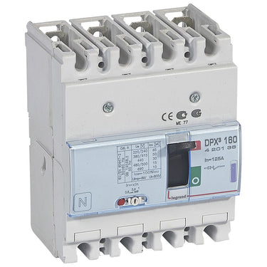 DPX³ 160 maksimalafbryder termo 4pol 125A 50KA - 1