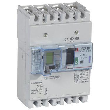 DPX³ 160 maksimalafbryder termo + jordfejl 4pol 40A - 1