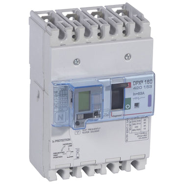 DPX³ 160 maksimalafbryder termo + jordfejl 4pol 63A 50KA - 1