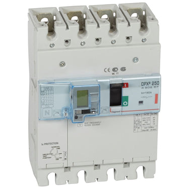 DPX³ 250 maksimalafbryder termo + jordfejl 4pol 160A 36KA - 1