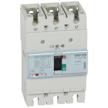 DPX³ 250 maksimalafbryder termo 3pol 200A 50KA - 1