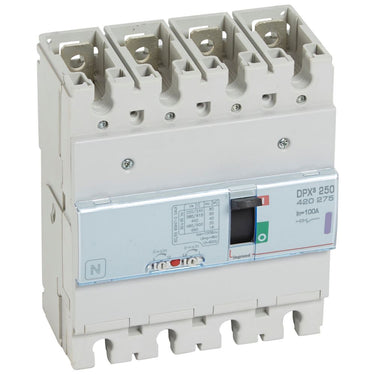 DPX³ 250 maksimalafbryder termo 4pol 100A 50KA - 1