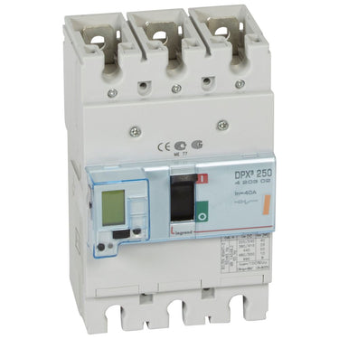DPX³ 250 maksimalafbryder elektronisk 3pol 40A 25KA - 1