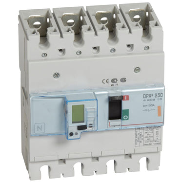 DPX³ 250 maksimalafbryder elektronisk 4pol 100A 25KA - 1