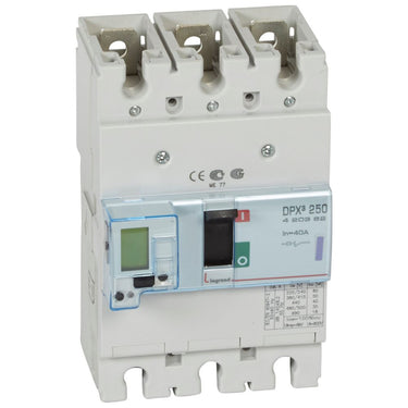 DPX³ 250 maksimalafbryder elektronisk 3pol 40A 50KA - 1