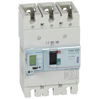 DPX³ 250 maksimalafbryder elektronisk 3pol 100A 50KA - 1