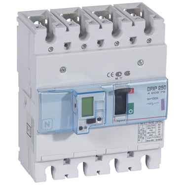 DPX³ 250 maksimalafbryder elektronisk 4pol 100A 50KA - 1