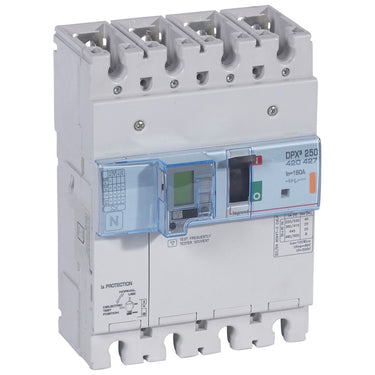 DPX³ 250 maksimalafbryder elektronisk+ energi+jordfejl 4pol 160A 25KA - 1