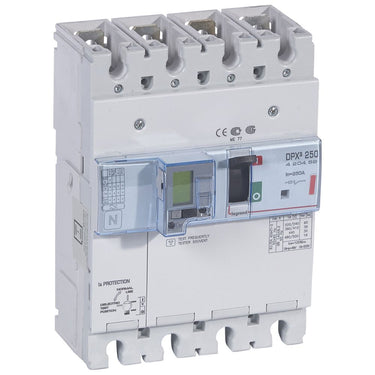 DPX³ 250 maksimalafbryder +jordfejl 4pol 250A 36KA - 1
