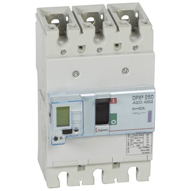 DPX³ 250 maksimalafbryder elektronisk 3pol 40A 50KA - 1