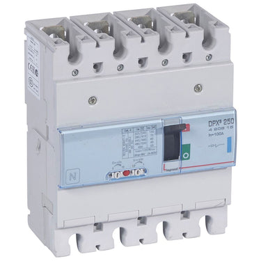DPX³ 250 maksimalafbryder termo 4pol 100A 70KA - 1