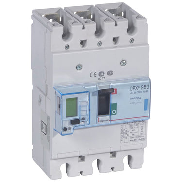 DPX³ 250 maksimalafbryder elektronisk+ energi+jordfejl 3pol 250A 70KA - 1