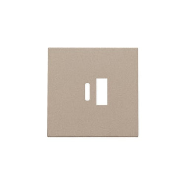 Afdækning til USB-A + USB-C oplader champagne coated - 1