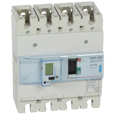 DPX³ 250 maksimalafbryder elektronisk+ energi +jordfejl 4pol 40A 70KA - 1