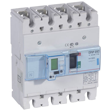DPX³ 250 maksimalafbryder elektronisk+ energi+jordfejl 4pol 160A 70KA - 1
