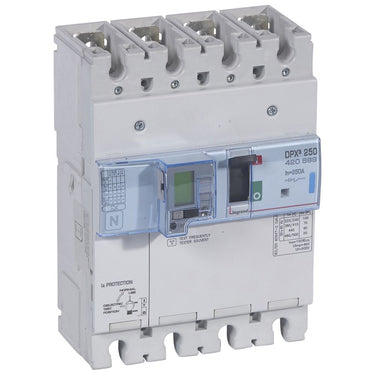 DPX³ 250 maksimalafbryder elektronisk+ energi+jordfejl 4pol 250A 70KA - 1