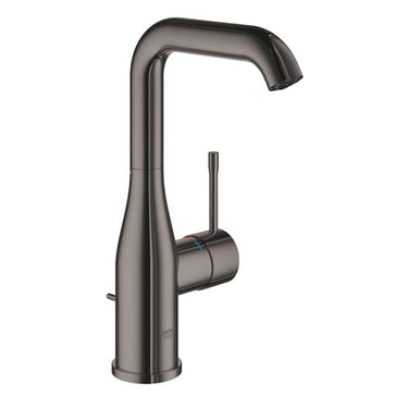 GROHE Essence etgrebs håndvaskarmatur 127 mm tud m/bv Hard Graphite messing - 1