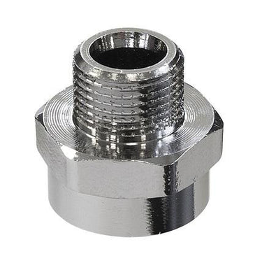 Unite overgangsstykke 1/2" muffe x 3/8" nippel krom - 1