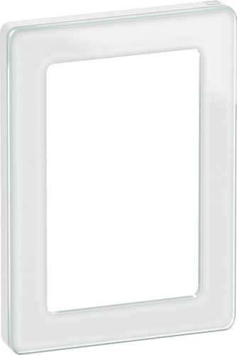 LK FUGA PURE designramme glas 1,5 modul hvid - 1