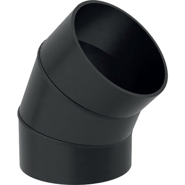 Geberit PEH bøjning 45° 315mm sort - 1