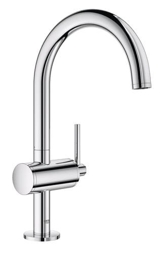 GROHE Atrio New Classic etgrebs håndvaskarmatur 166 mm tud m/løft-op bv krom - 1