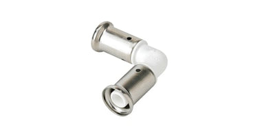 Henco pres vinkel 90° PVDF 26 x 26 mm - 1