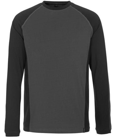 T-shirt Bielefeld Langærmet antracit/sort S - 1