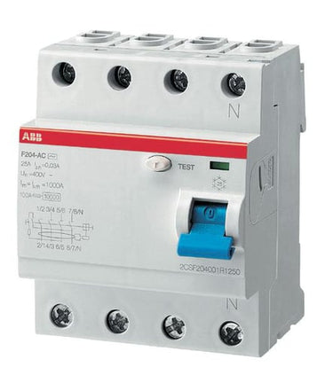 Fejlstrømsafbryder hpfi 40A 4 polet 30MA F204A-40/0,03 - 1