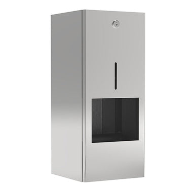 Pressalit Public Premium toiletpapirholder t/1 rulle toiletpapir + 1 reserverulle poleret stål - 1