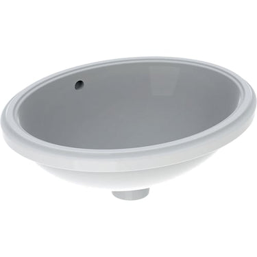 Geberit Variform håndvask 480x420x181mm underlim hvid porcelæn KeraTect - 1