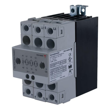 2-Polet Solid-state relæ Udg 3x600volt/3x25Amp Indg24-275VAC/24-190VDC - 1