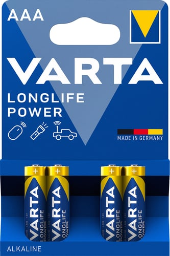 Varta Batteri Longlife Power AAA 4 stk - 1