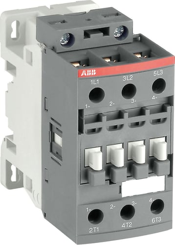 Kontaktor 3-polet 11kW 400V AC styrespænding 100-250V AC/DC skruetilslutning AF26-30-00-13 100-250V50/60HZ-DC - 1