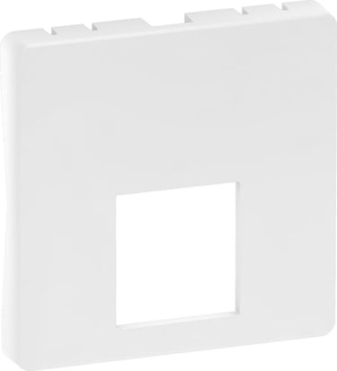 LK FUGA afdækning for Dataudtag for 1x Systimax RJ45 1 modul hvid - 1