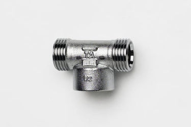 Tee kompression TA 1/2 nippel/muffe/nippel - 1