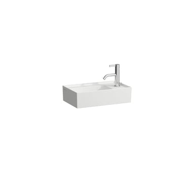 LAUFEN Kartell By LAUFEN asymmetrisk håndvask 46 x 28 cm mat hvid - 1