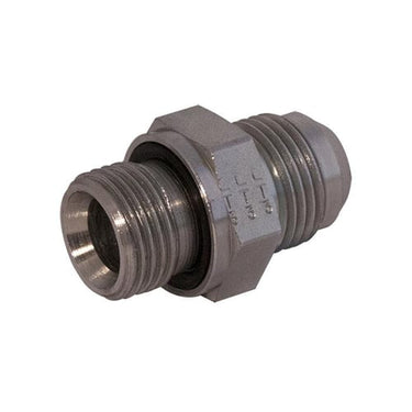 JIC lige indskruning 1 1/6-12 UNF x 3/4" flad NBR pakning udvendig - 1