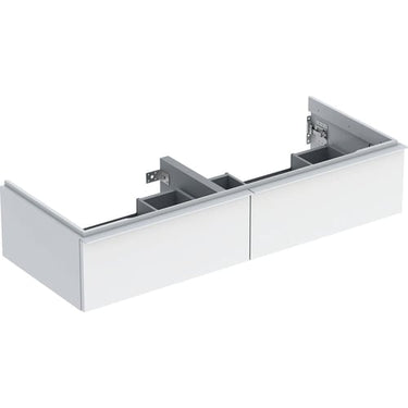 Geberit Icon vaskeskab 1184 x 476 x 247 mm 2 skuffer hvid højkomprimeret trelags-spånplade lakeret blankpoleret - 1