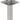 BLÜCHER tagafløb til selvfald og tagfolie lodret 280 x 280 mm Ø110 mm - 1